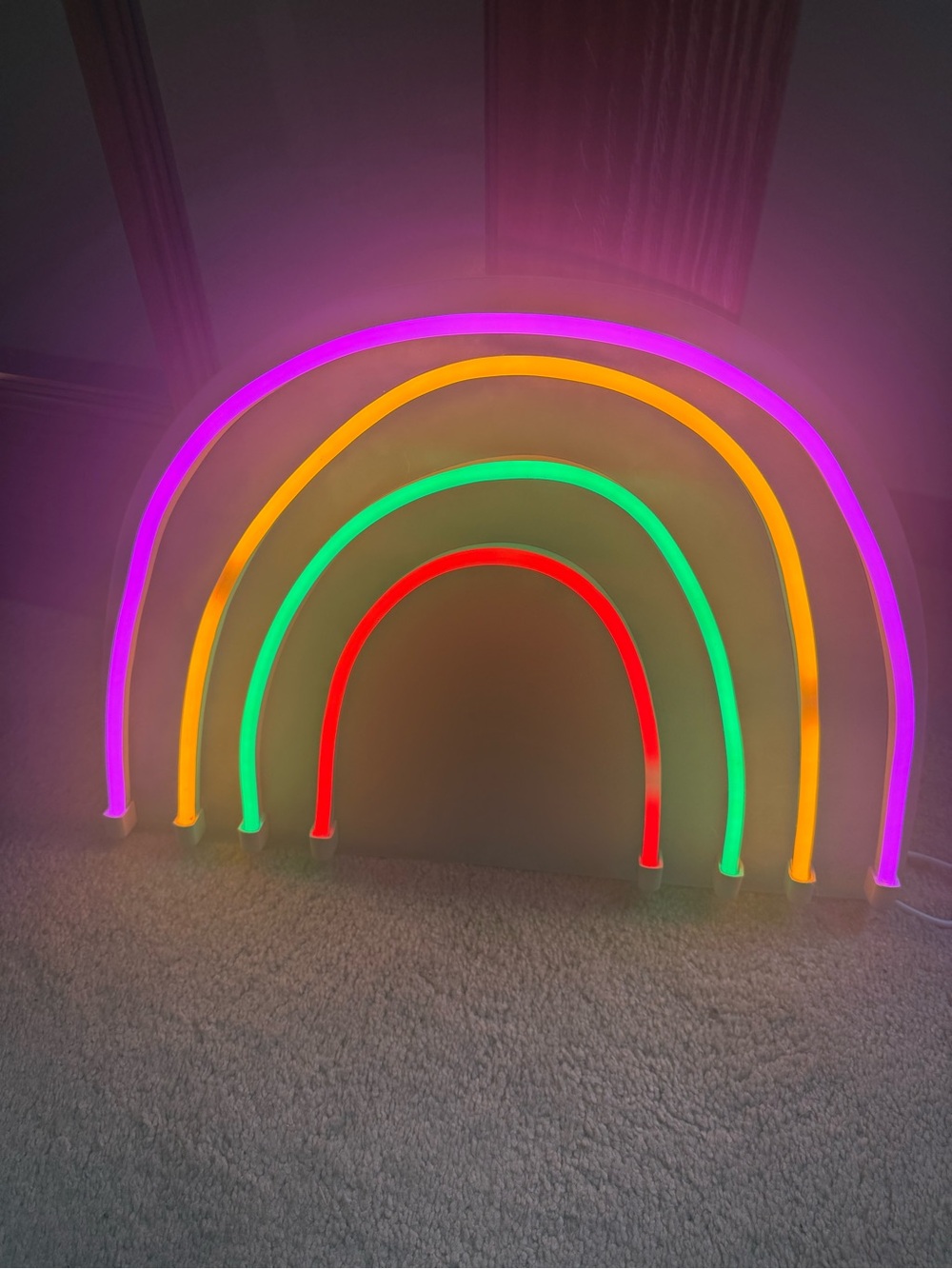 Multicolor LED Rainbow Arch Night Light - Childrens decor